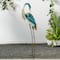Glitzhome® Metal Standing Crane Garden Statue with Stakes Set